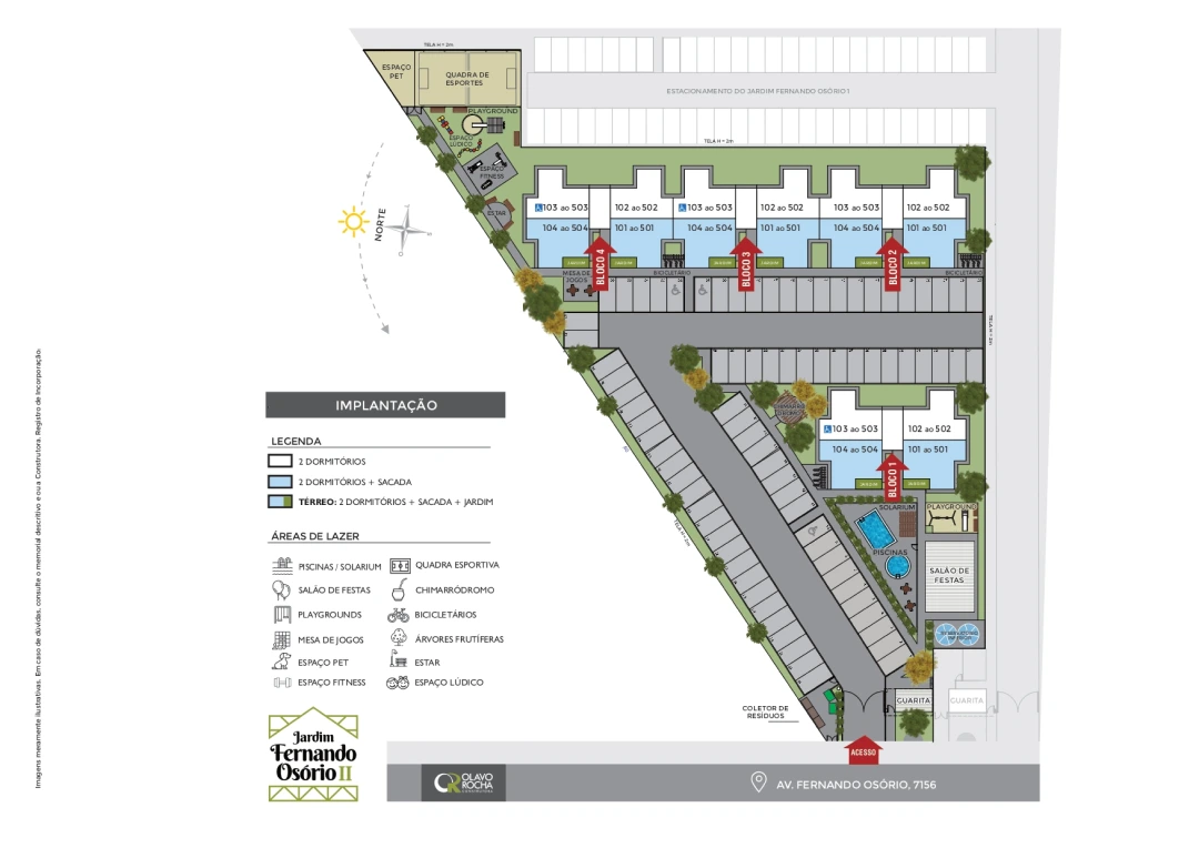 Condomínio Residencial Jardim Fernando Osório I e II – 6
